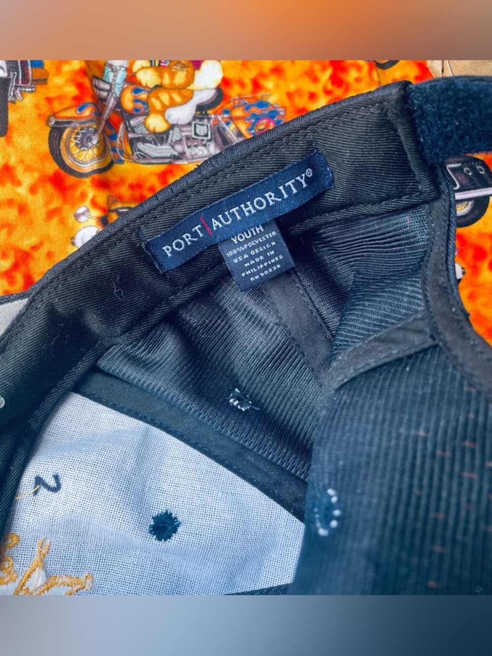 Port Authority Youth Mesh Cap King Life Midnight Blue Boys YC833 100% Polyester - Picture 6 of 7